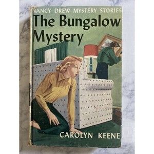 Nancy Drew #3 The Bungalow Mystery by Carolyn Keene 1960 Hardcover Vintage
